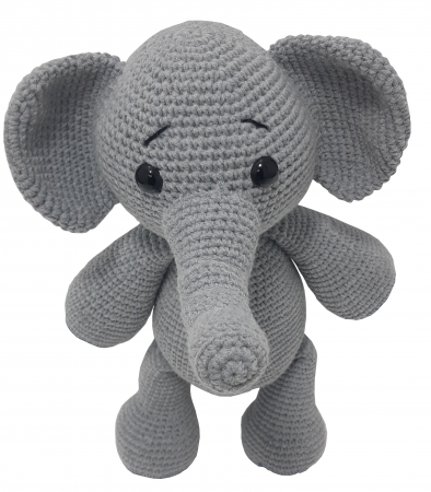Păpuși și figurine croșetate - Jucărie unicat croșetată manual elefănțelul Dumbo
