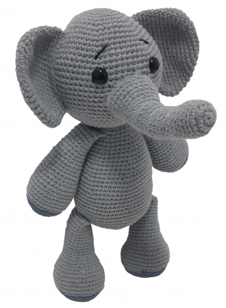 Păpuși și figurine croșetate - Jucărie unicat croșetată manual elefănțelul Dumbo