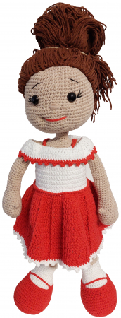 Păpuși și figurine croșetate - Păpușă unicat croșetată manual Ioana