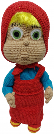 Păpuși și figurine croșetate - Păpușă unicat croșetată manual Masha