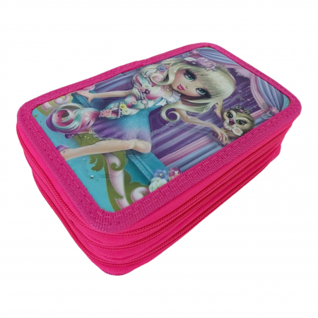 Penare - Penar echipat cu 34 piese, 3 compartimente P315 roz