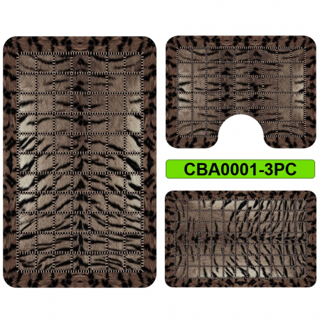 Covoare antiderapante - Set 3 covorase baie antiderapante CBA0001-3PC