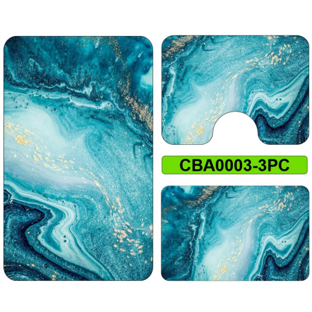 Covoare antiderapante - Set 3 covorase baie antiderapante CBA0003-3PC