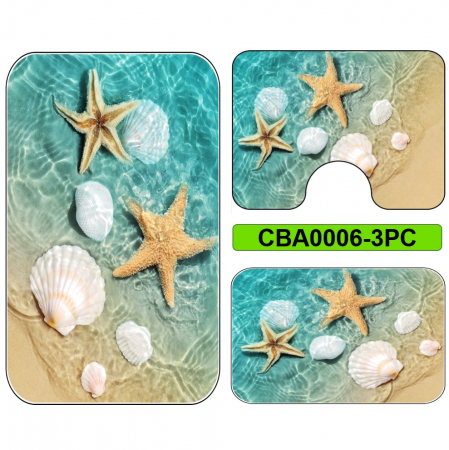 Covoare și traverse - Set 3 covorase baie antiderapante CBA0006-3PC