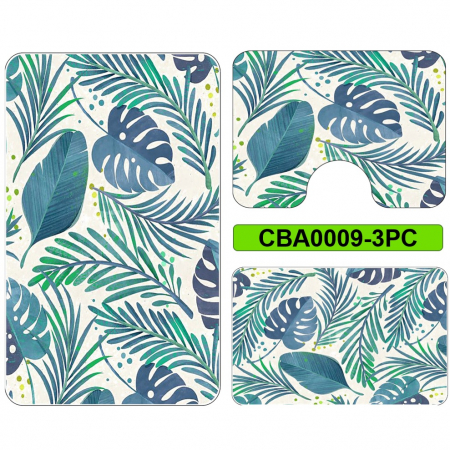 Covoare antiderapante - Set 3 covorase baie antiderapante CBA0009-3PC