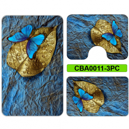 Covoare antiderapante - Set 3 covorase baie antiderapante CBA0011-3PC