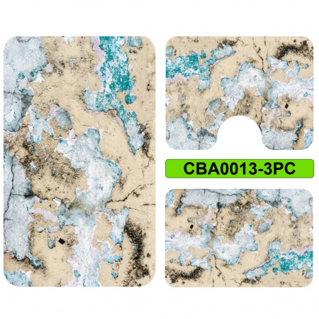 Covoare antiderapante - Set 3 covorase baie antiderapante CBA0013-3PC