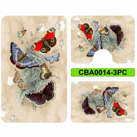 Covoare antiderapante - Set 3 covorase baie antiderapante CBA0014-3PC