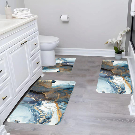 Covoare și traverse - Set 3 covorase baie antiderapante CBA0101-3PC