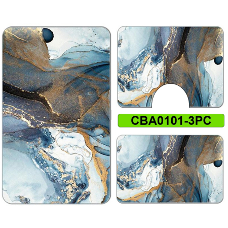 Covoare și traverse - Set 3 covorase baie antiderapante CBA0101-3PC