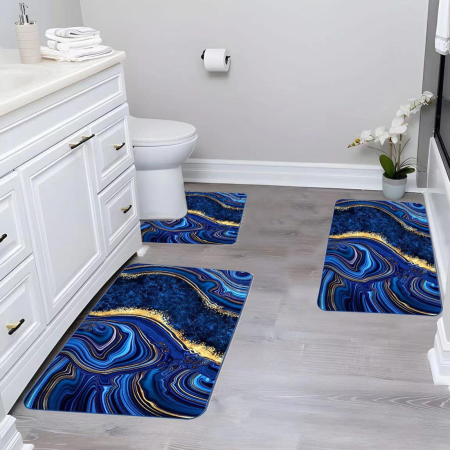 Covoare și traverse - Set 3 covorase baie antiderapante CBA0103-3PC