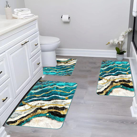 Covoare și traverse - Set 3 covorase baie antiderapante CBA0105-3PC