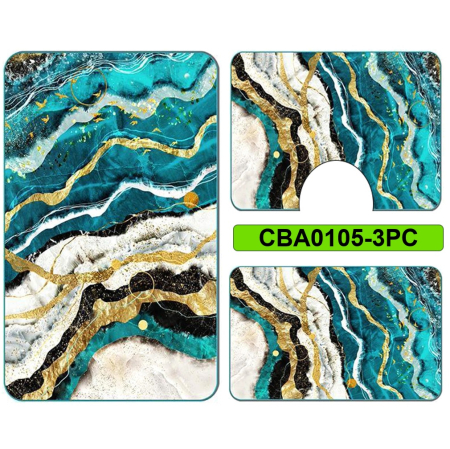 Covoare și traverse - Set 3 covorase baie antiderapante CBA0105-3PC