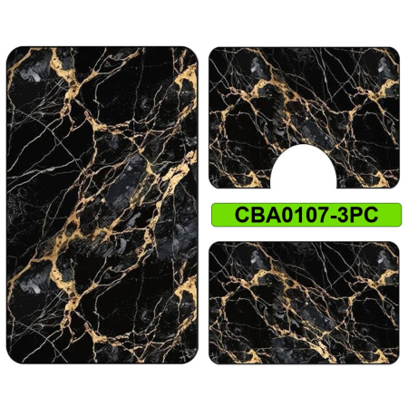 Covoare și traverse - Set 3 covorase baie antiderapante CBA0107-3PC