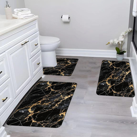 Covoare și traverse - Set 3 covorase baie antiderapante CBA0107-3PC