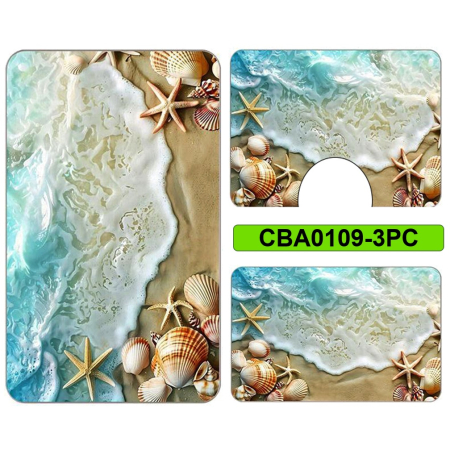 Covoare și traverse - Set 3 covorase baie antiderapante CBA0109-3PC