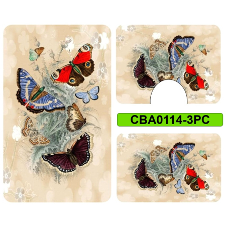 Covoare și traverse - Set 3 covorase baie antiderapante CBA0114-3PC