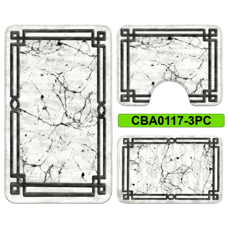 Set 3 covorase baie antiderapante CBA0117-3PC