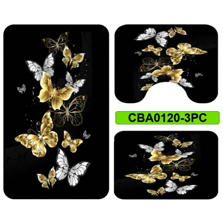 Covoare antiderapante - Set 3 covorase baie antiderapante CBA0120-3PC