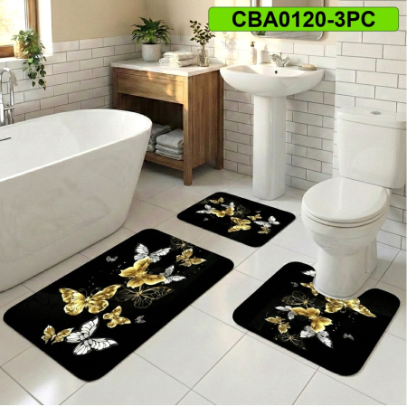 Covoare antiderapante - Set 3 covorase baie antiderapante CBA0120-3PC
