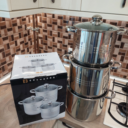 Set oale din inox 6 piese Edenberg EB-525 [8]