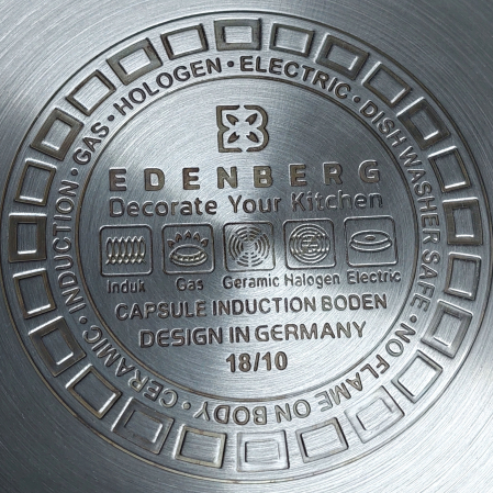 Set vase din inox 12 piese Edenberg EB-3998 [10]
