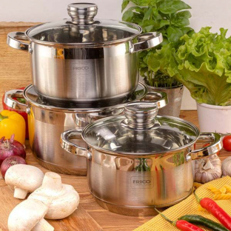 Set vase din inox 6 piese Frico FR-1152 [9]