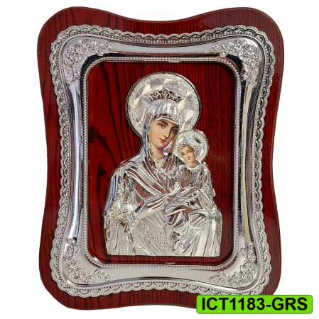 Produse de cult religios - Icoana Maica Domnului ICT1183-GRS argintie