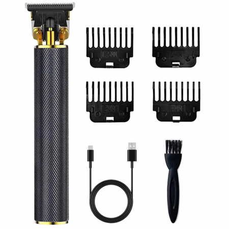 Produse îngrijire personală - Trimmer pentru tuns si conturare T9 fara fir, negru