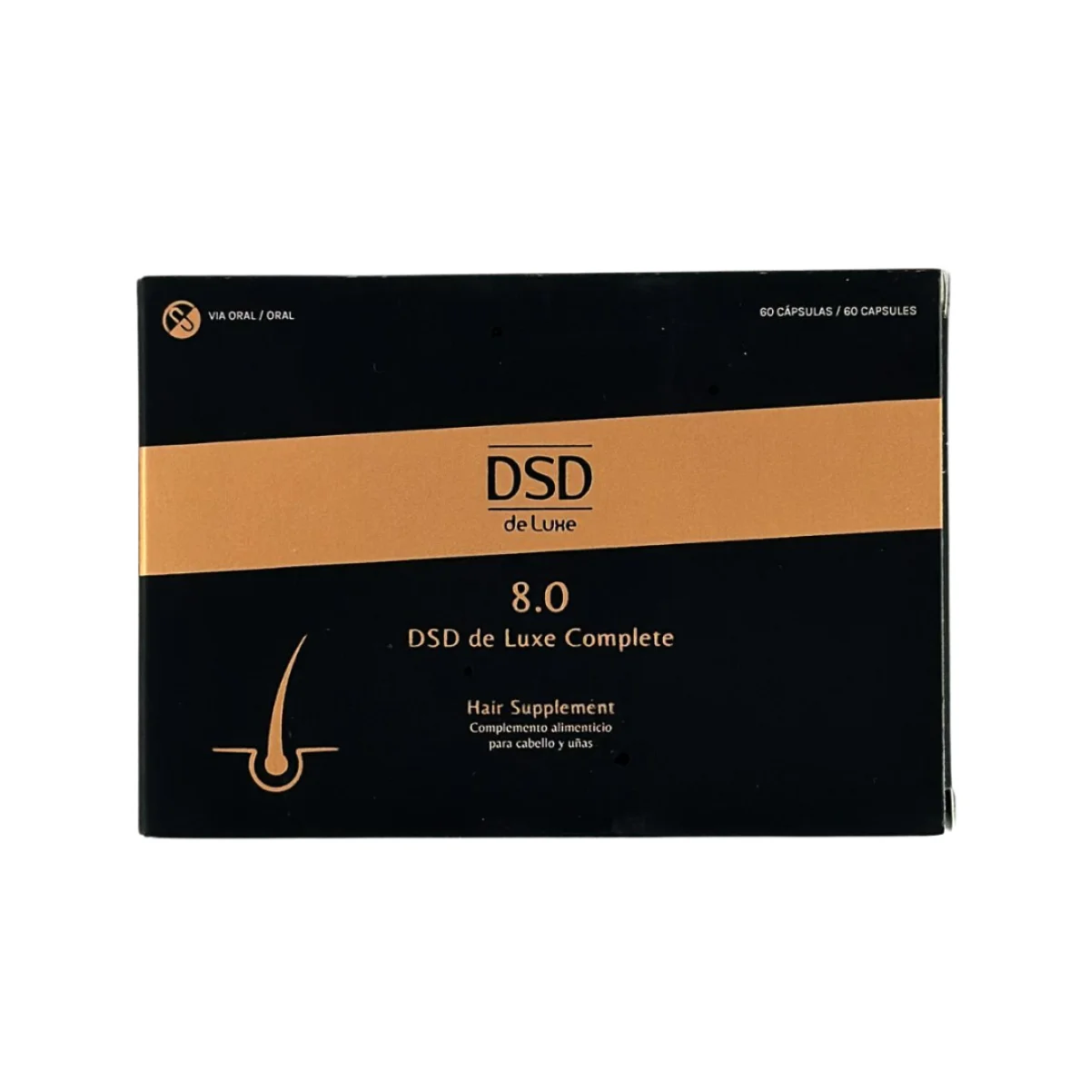 8.0 DSD de Luxe Complete Hair Supplement Supliment Complet pentru Par 60 capsule