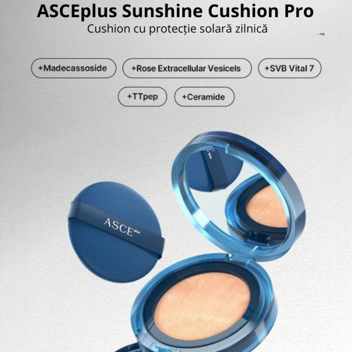ASCE+ Sunshine Cushion Pro Protectie Solara cu Exozomi SPF 50+ PA++++ 12g [2]