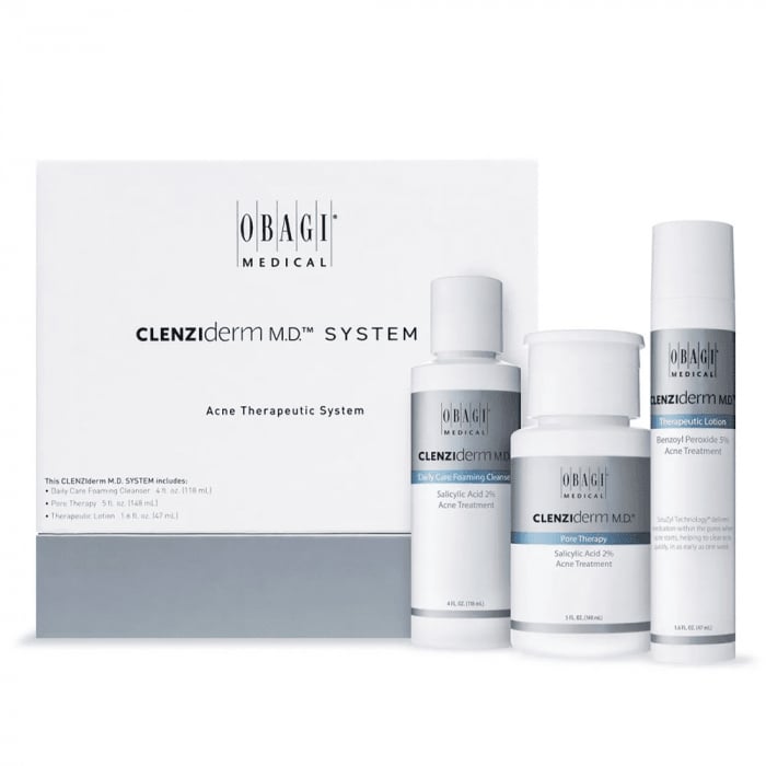 Obagi CLENZIderm M.D. Acne Therapeutic System protocol complet anti acnee