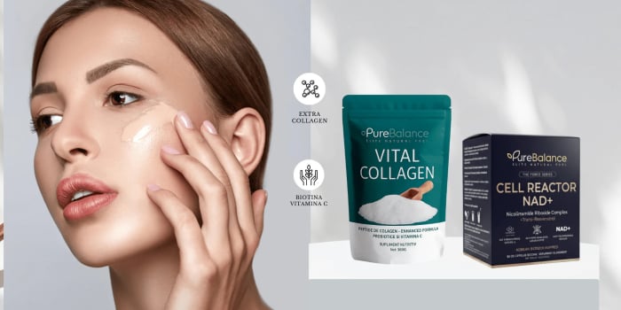 Pure Balance Vital Colagen 12.000 mg - Colagen Pulbere cu Acid Hialuronic si Biotina 360 g [3]
