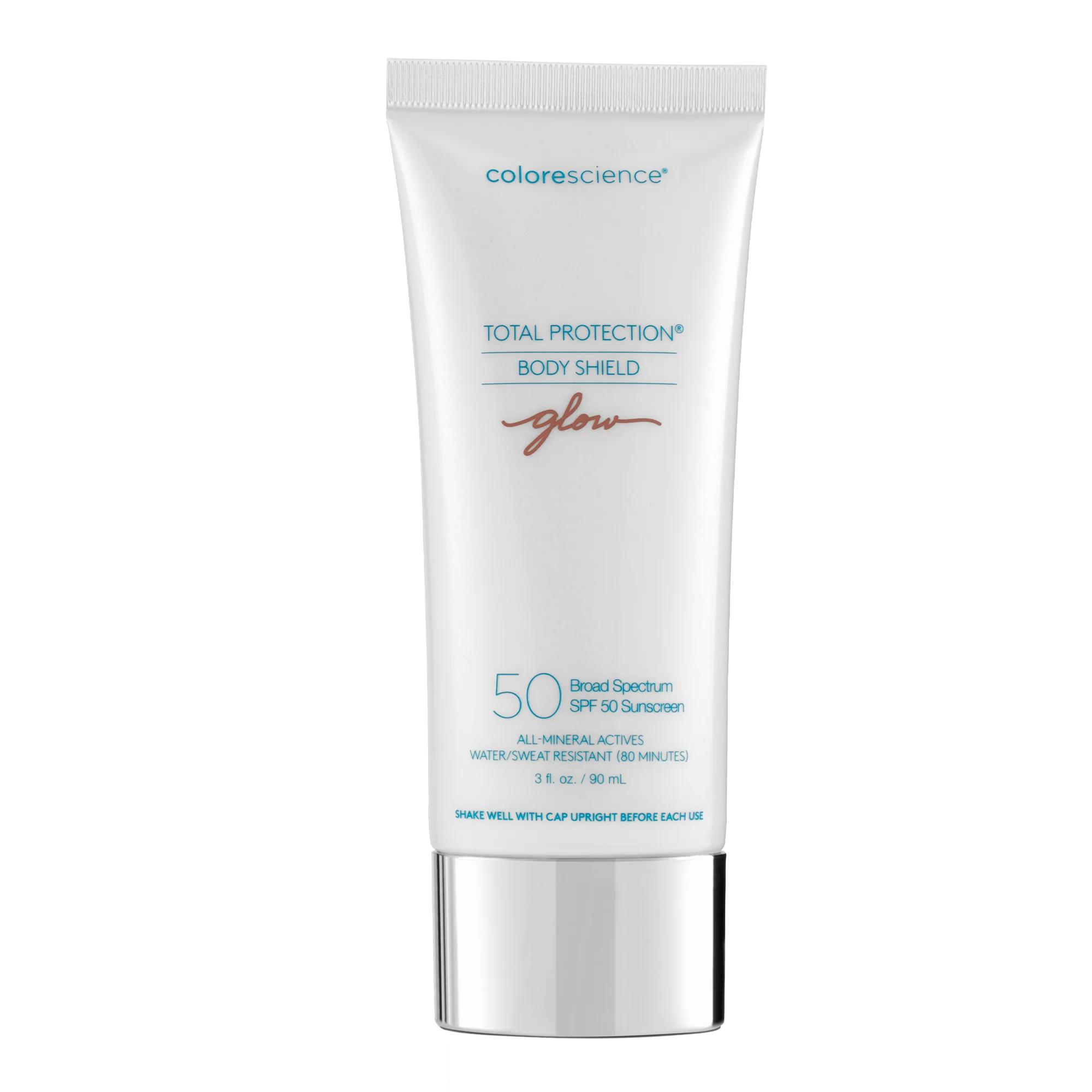 Protectie solara avansata - Colorescience Total Protection Body Shield Glow SPF50 - Crema de corp 90 ml