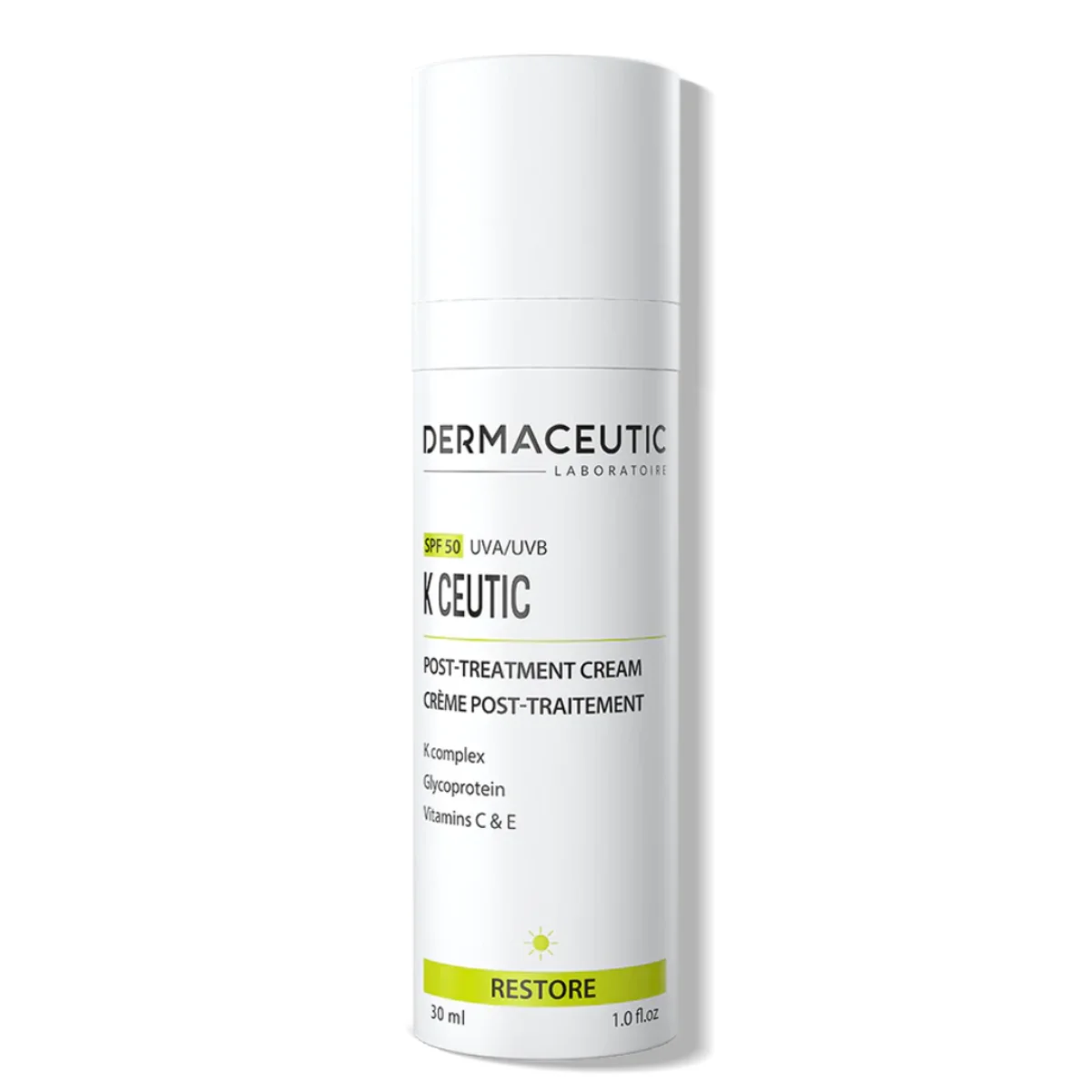 Tip produs - Dermaceutic K Ceutic SPF50 - Crema Post Tratament 30ml