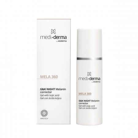 MEDIDERMA - Mediderma MELA 360 G&K Night Melanin Corrector Gel Depigmentant cu Acid Kojic 30ml