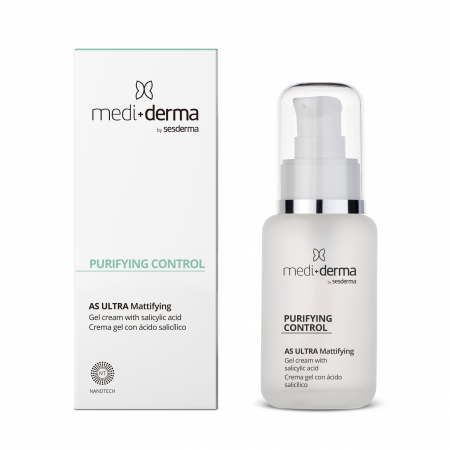 MEDIDERMA - Mediderma PURIFYING CONTROL Gel Crema Anti Acnee cu Acid Salicilic 50 ml