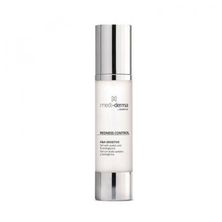 Serumuri - Mediderma REDNESS CONTROL A&A Sensitive Gel Anti Rozacee cu Acid Azelaic si Azeloglycina 50ml