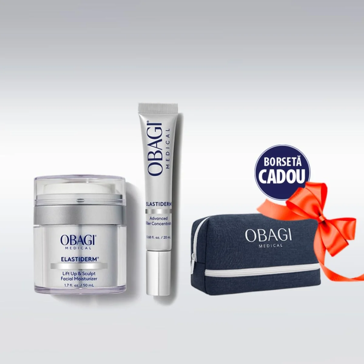 Obagi Elastiderm - OBAGI Kit ELASTIDERM & Borseta Cadou Pachet Sarbatori