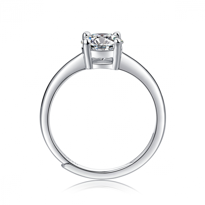 Inel Logodna Una Vida Diamant Moissanite 1ct, Argint 925 [2]