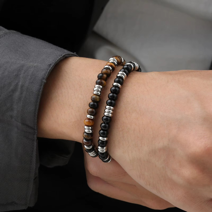 Brățară Black Elements pentru Bărbați – Reglabilă 18–21 cm [2]