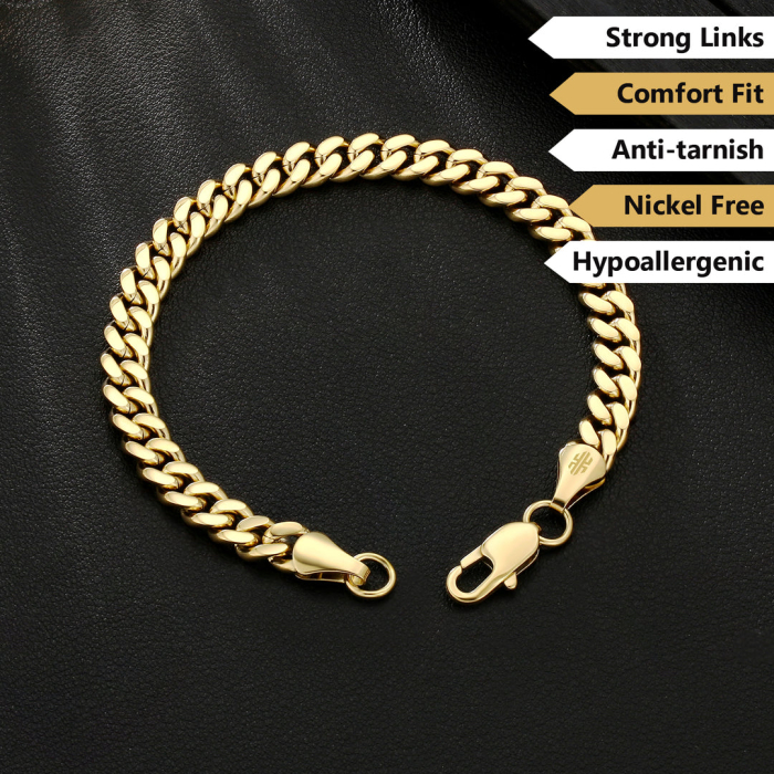 Bratara Cuban Elements, Otel inoxidabil, 7mm [4]