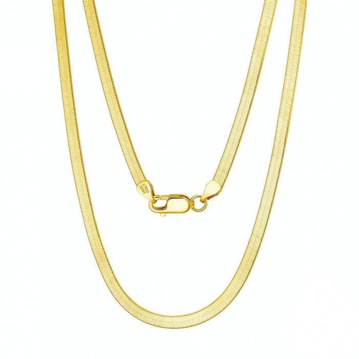 Colier Una Vida Snake For Men, Argint, Lungime 60 cm [2]