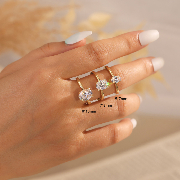 Inel de Logodna Florence cu Piatra Moissanite 2 ct, Argint 925 [4]