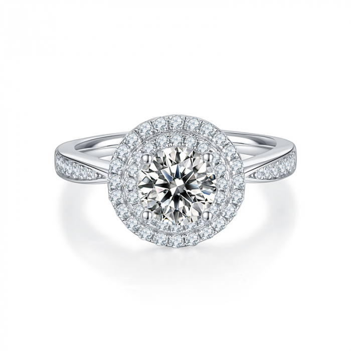 Inel Una Vida Abu Dhabi cu Diamant Moissanite, Argint 925 [2]