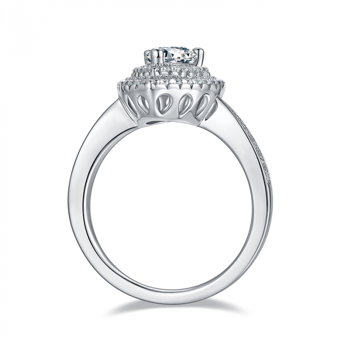 Inel Una Vida Dubai cu Diamant Moissanite, Argint 925 [5]