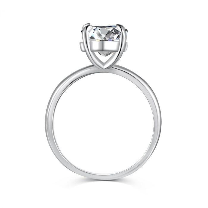 Inel Una Vida Taietura Tip Diamant Oval, Argint 925 [2]