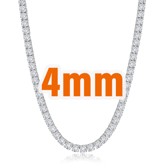 Lant Tennis 4mm, Una Vida Elements, pentru barbati, 55 cm [3]