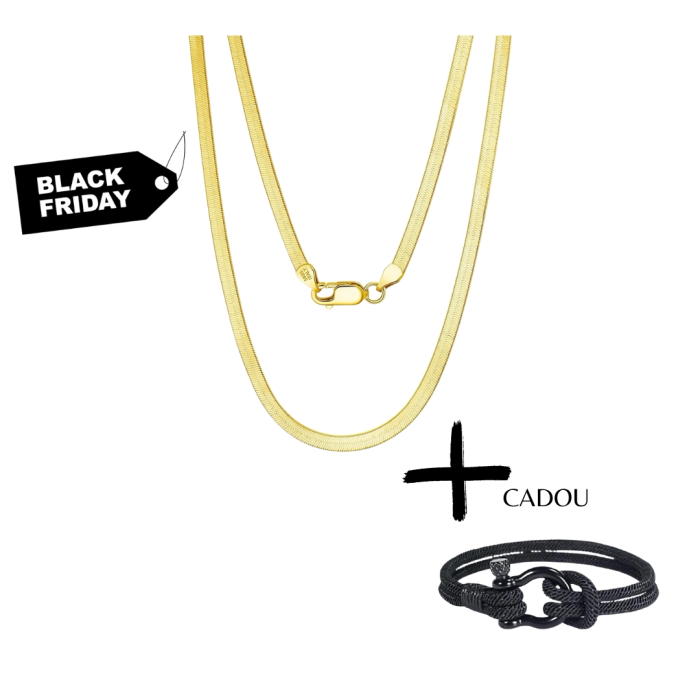 Lant Una Vida Snake For Men, Argint, Lungime 60 cm [1]