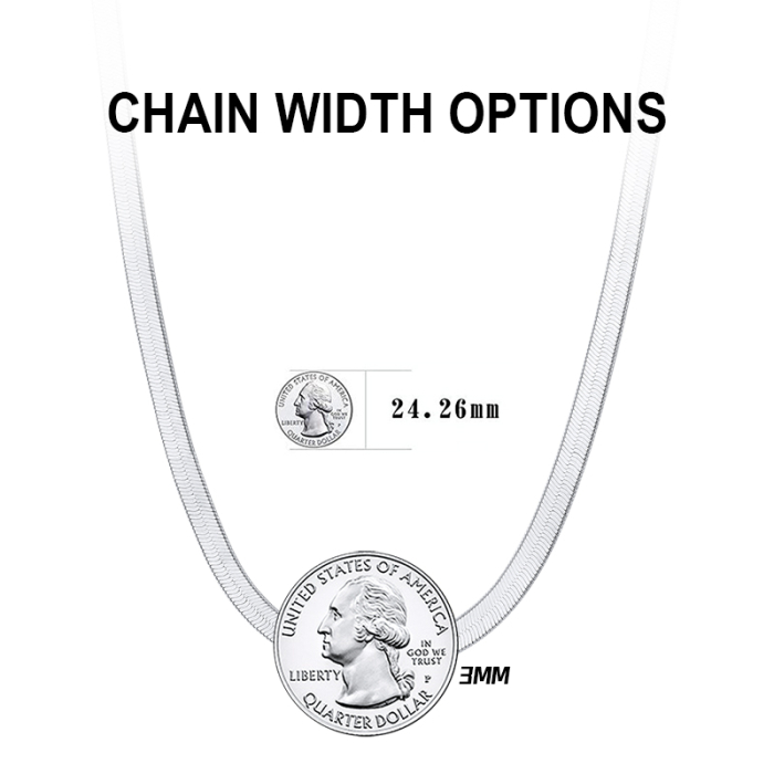 Colier Una Vida Snake For Men, Argint, Lungime 60 cm [6]